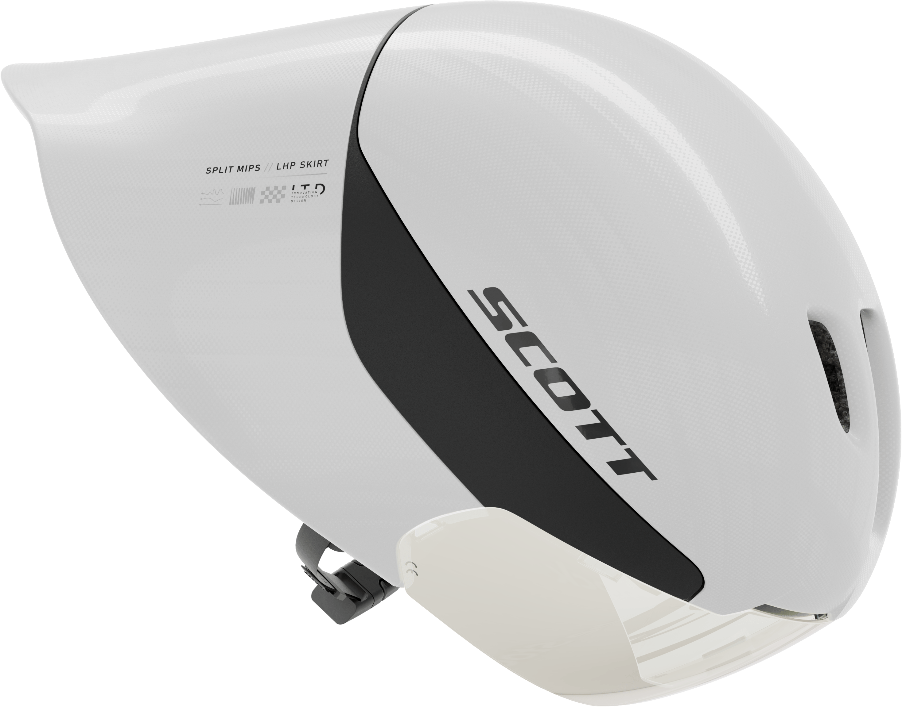 Scott Split (MIPS) Cykelhjelm - Mineral White