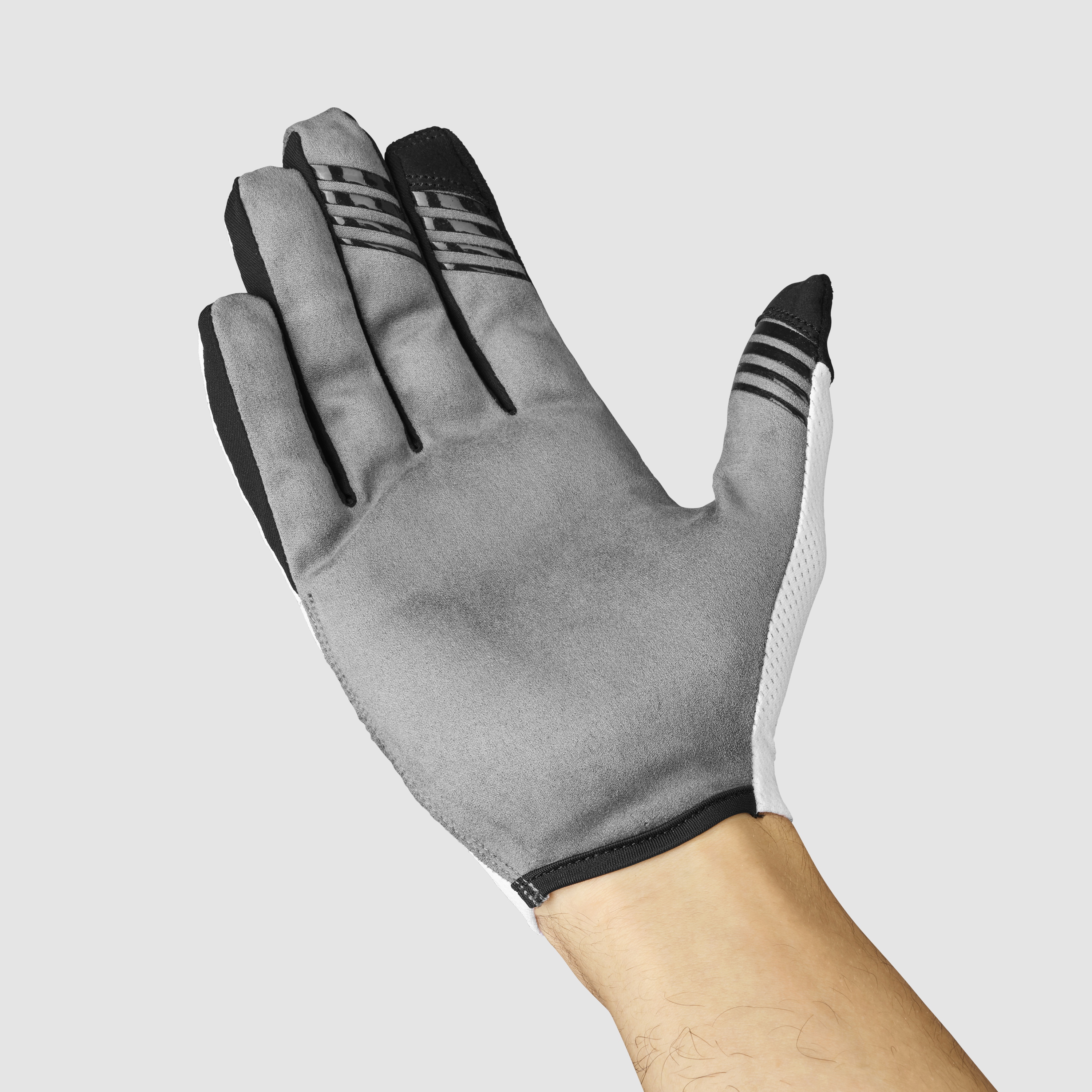 Beklædning - Cykelhandsker - GripGrab PACR InsideGrip™ Langfingret Sommerhandsker - White