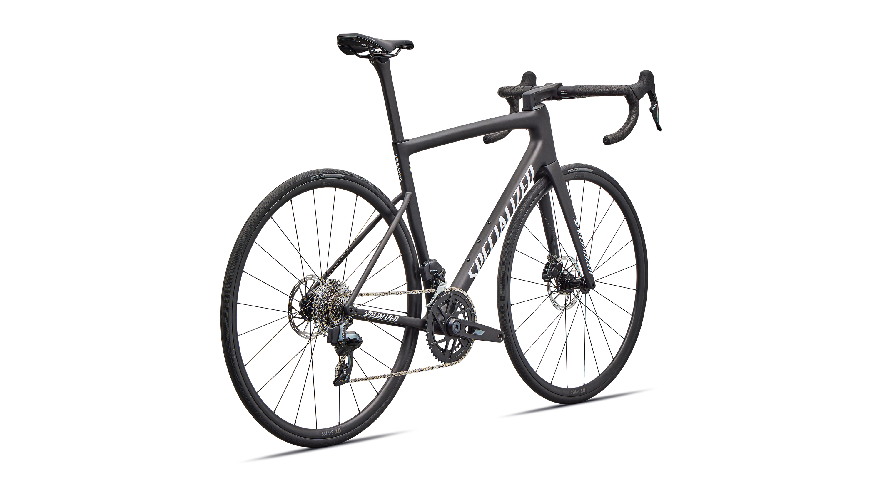 Cykler - Racercykler - Specialized Tarmac SL8 Comp - SRAM Rival AXS 2026 - Satin Carbon / White