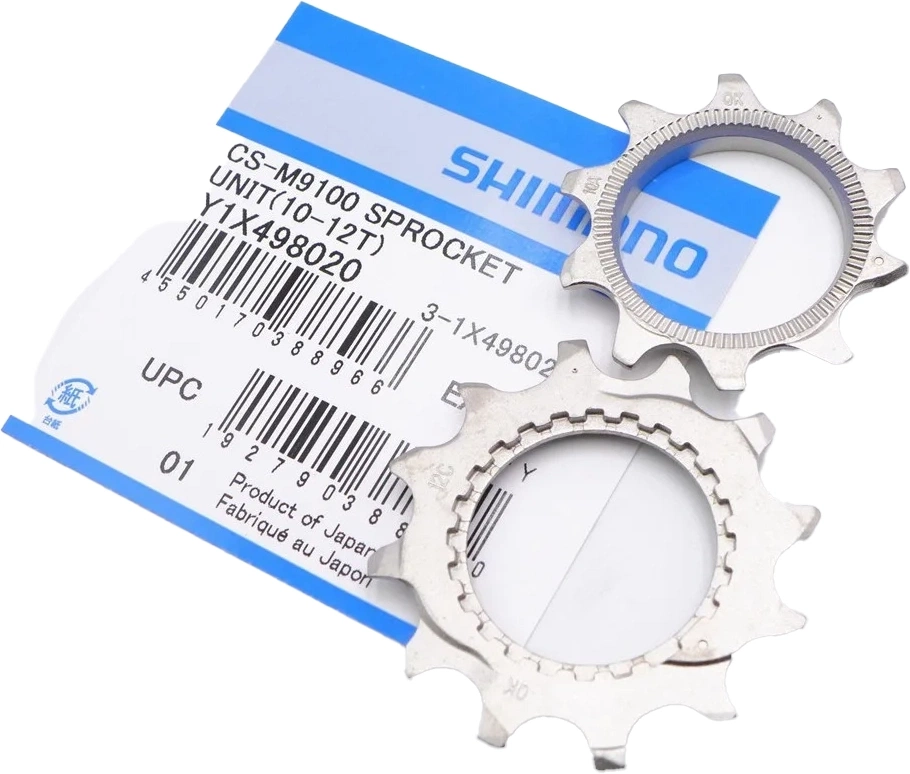 Shimano CS-M9100/M8100/M7100/M6100 Reserve-Tandhjulssæt 10T+12T 12 speed