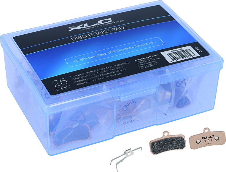 XLC Disc Brake Pads (Bremseklodser) - BP-S20 - Shimano/TRP/ZEE/Slate/Zurich - Metal (Sintered)