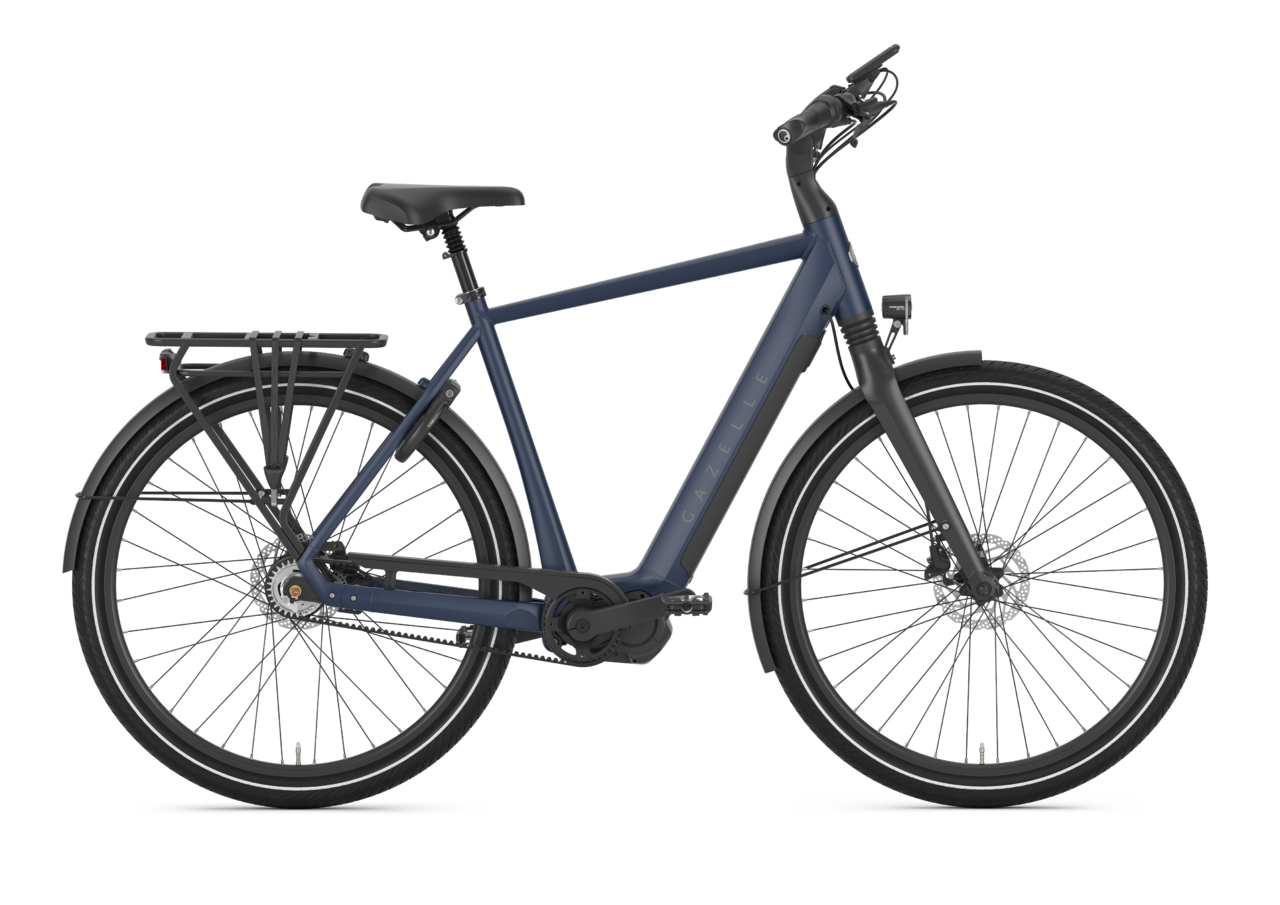Gazelle Gazelle Chamonix C5 HMS Herre 2021 - Blå Cykler > Elcykler