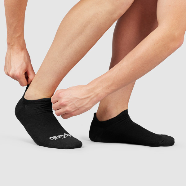 Beklædning - Sokker - GripGrab Classic No Show Sok 3-Pack - Sort