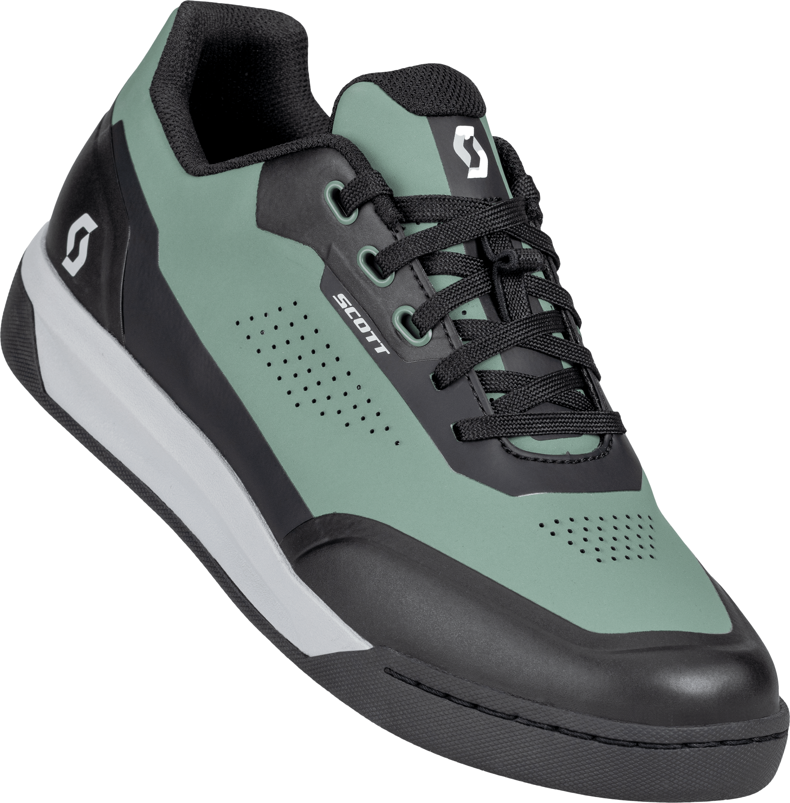 Scott Shoe Volt Evo Flat - Green Black