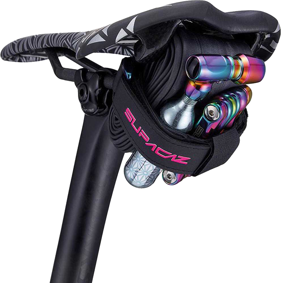 Tilbehør - Sadeltasker - Supacaz Supa Strap Multi Opbevaring - Sort