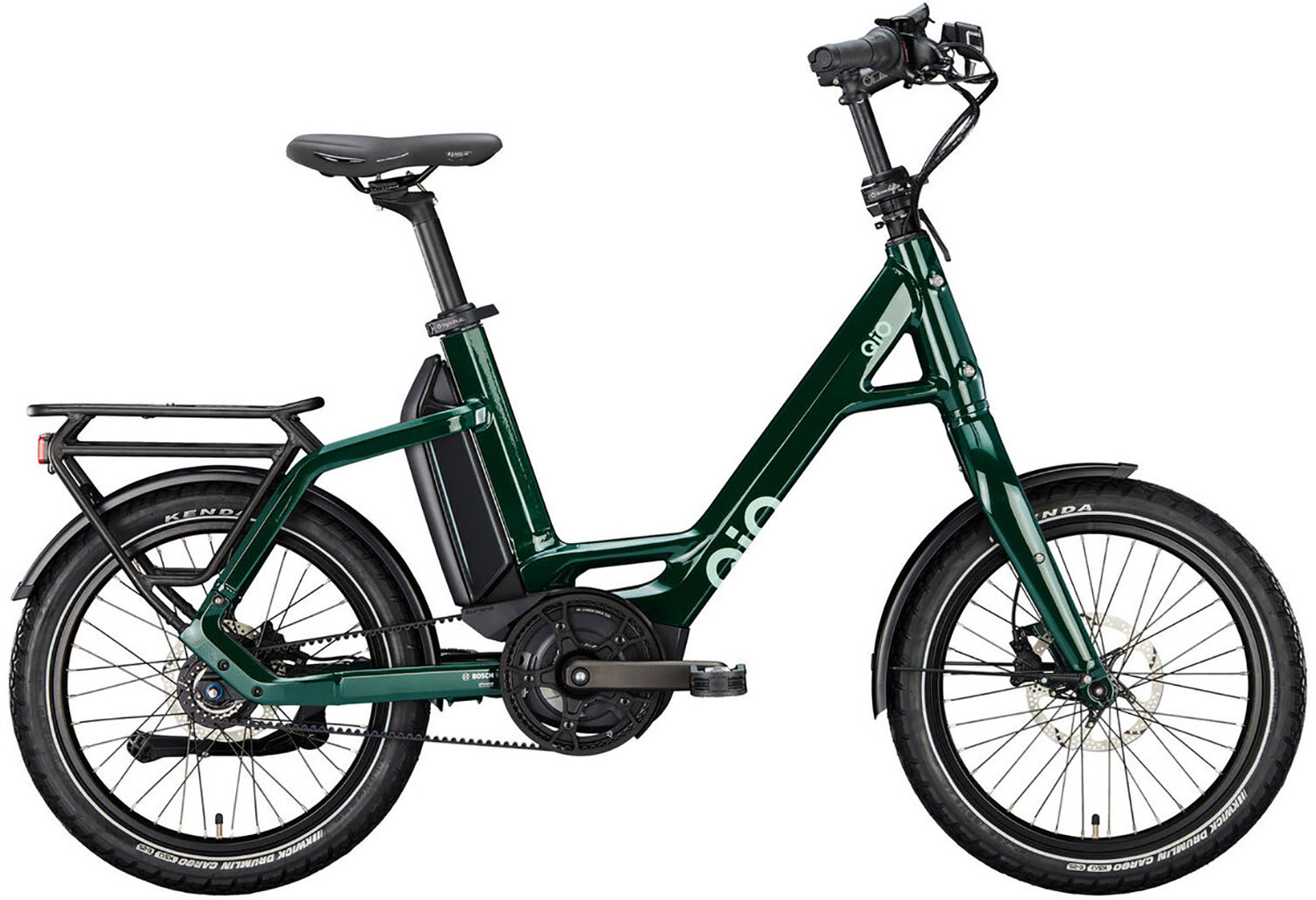 Cykler - Elcykler - QIO Eins A-8R 20" Enviolo Fodbremse 400w 2024 - Forest Green