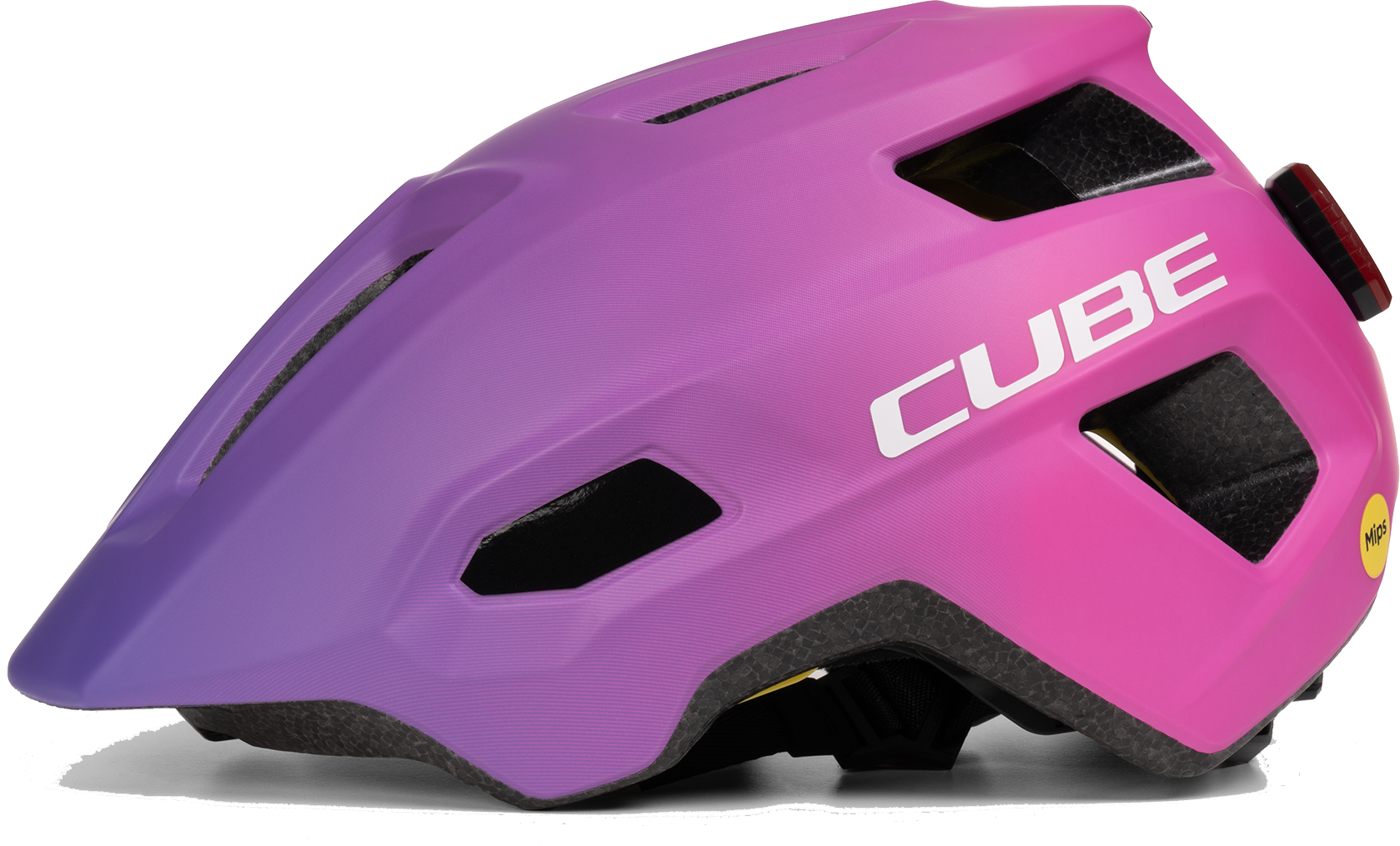 Beklædning - Cykelhjelme - Cube Linok MIPS cykelhjelm m. LED lys - Fucsia