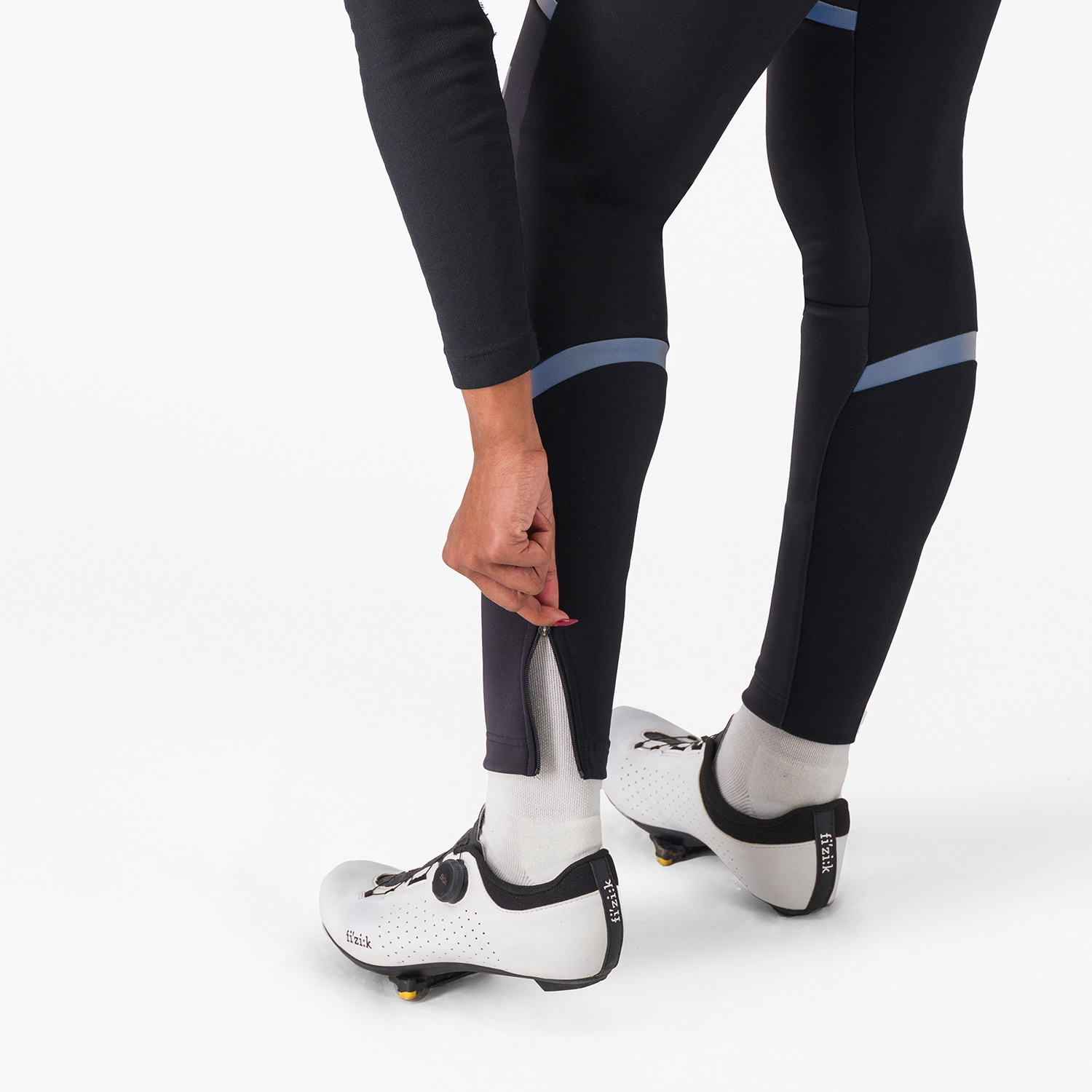 Beklædning - Cykelbukser - Castelli POLARE 2 W BIBTIGHT - Black