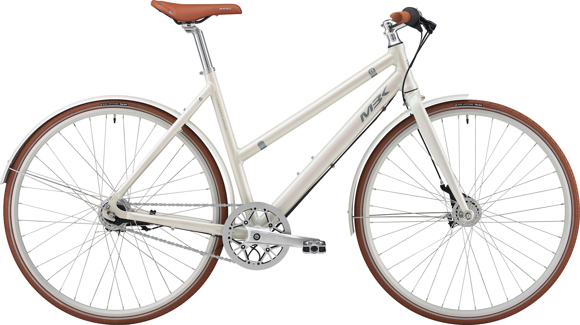 Cykler - Damecykler - MBK Concept 2Two Dame 7g 2023 - Hvid