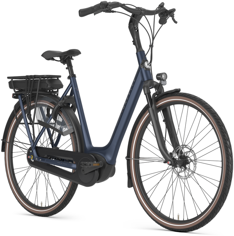 Cykler - Elcykler - Gazelle Orange C8 HMB Dame 2026 - Saturn Blue