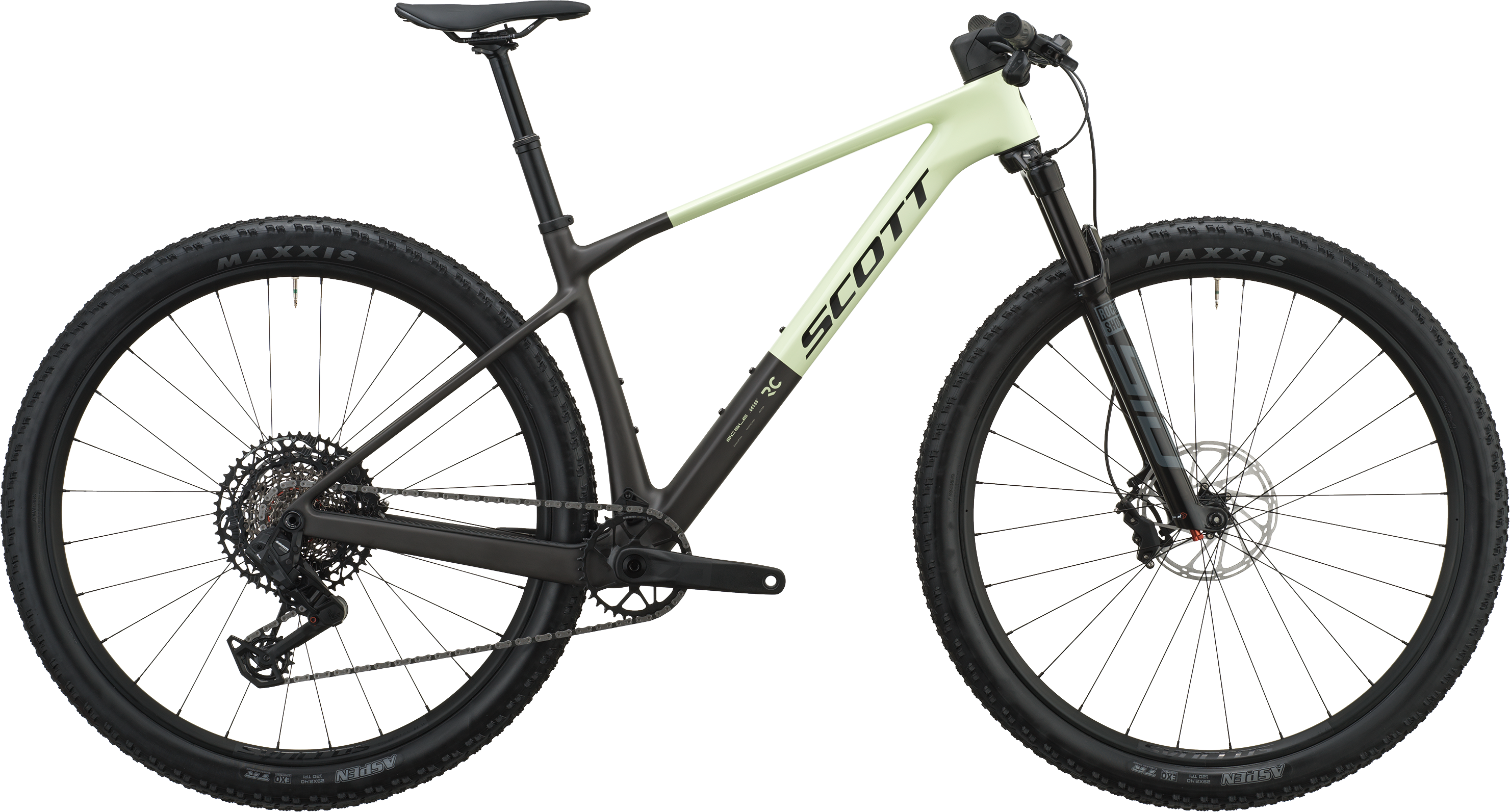 Scott Scale RC Team 2027 - Cream Green