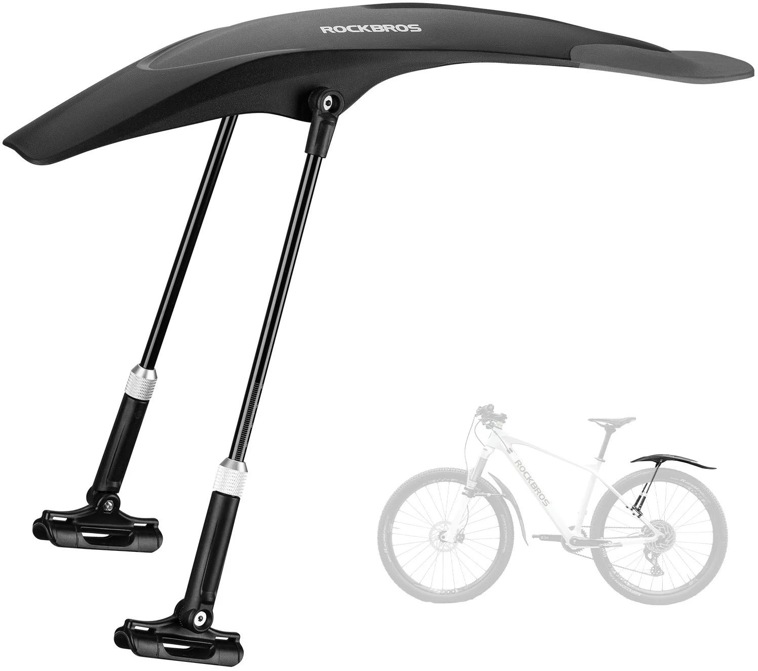 RockBros Skærmsæt Fleksibelt 26"-29" - For RockBros Skærmsæt Fleksibelt 26"-29" - For