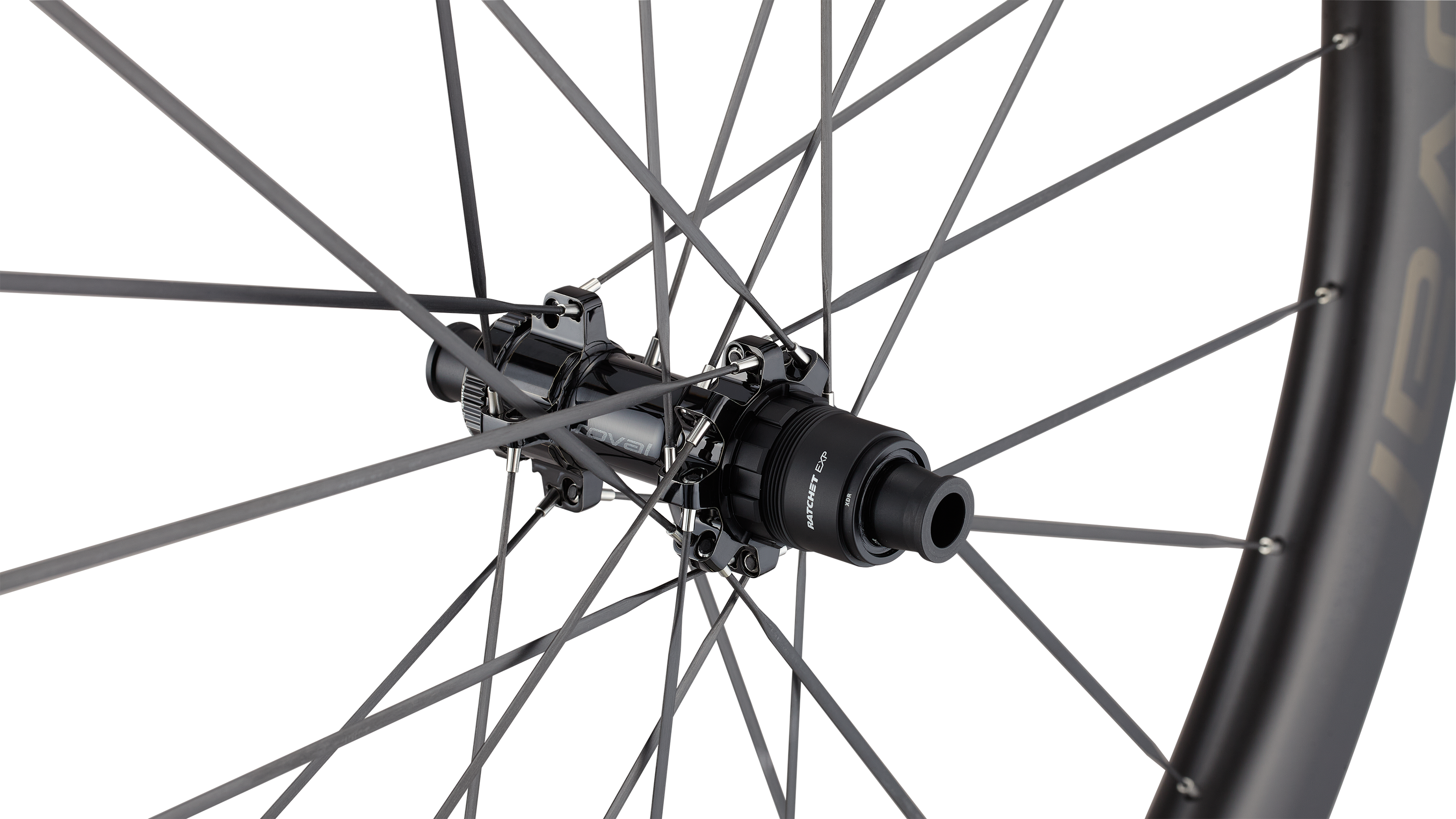 Reservedele - Hjulsæt - Roval Terra Aero CLX 700c Rear - Satin Carbon/Gloss Black