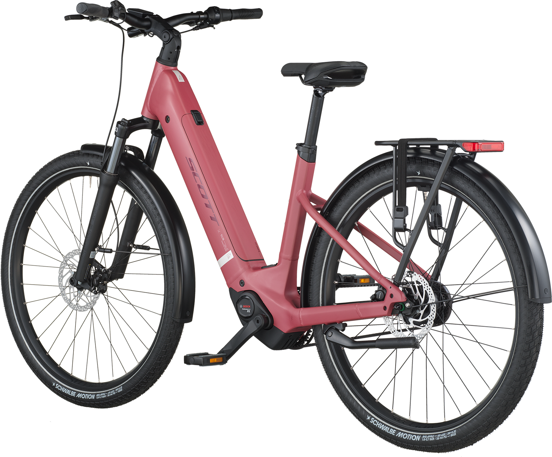 Cykler - Elcykler - Scott Sub Tour eRIDE 10 Wave 2026 - Magenta Red