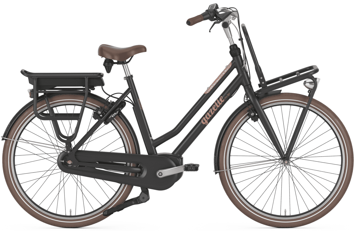 Cykler - Elcykler - Gazelle Miss Grace C7+ R HMB 400wh Dame 7g 2022 - sort