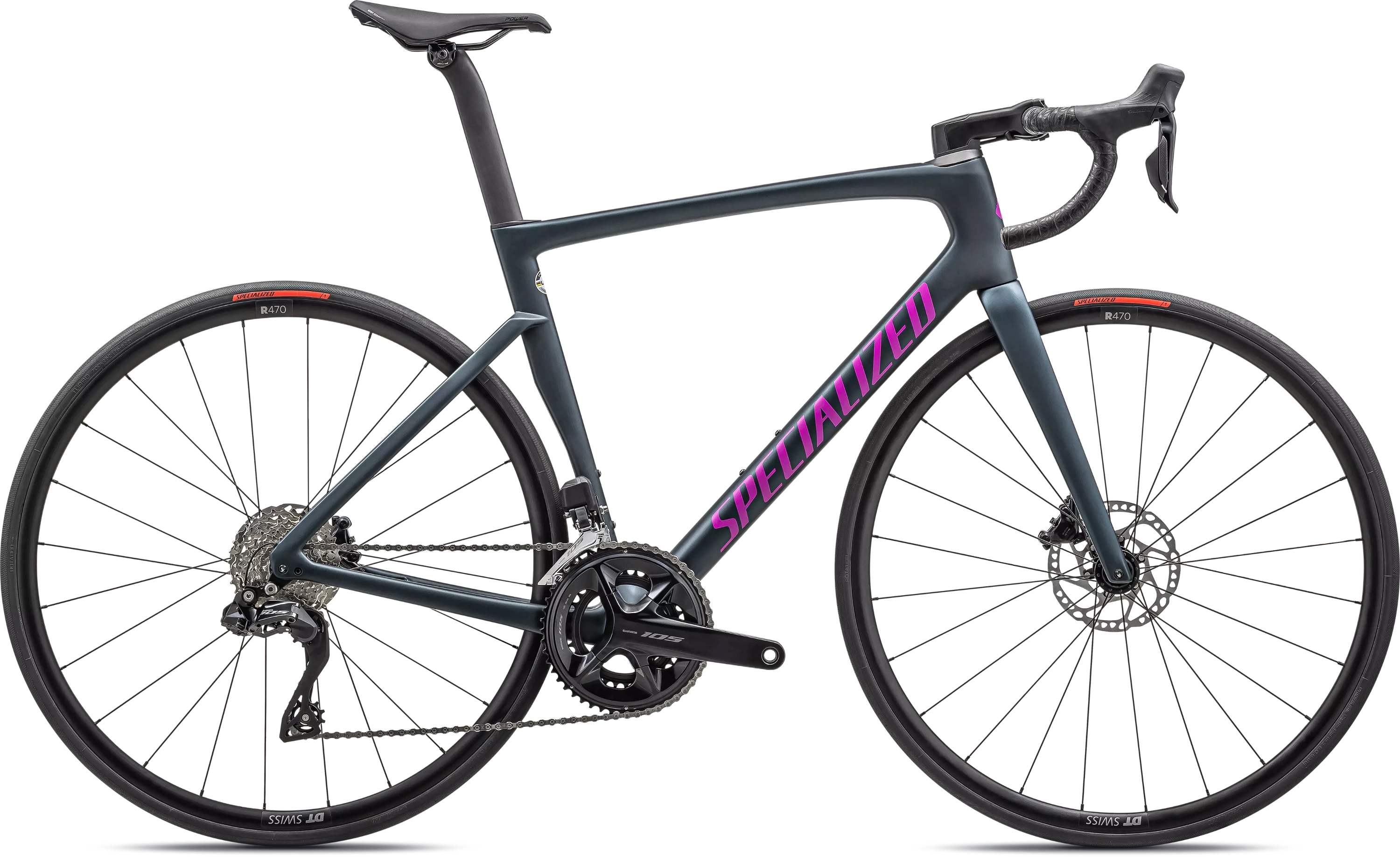 Cykler - Racercykler - Specialized Tarmac SL7 Comp - Shimano 105 Di2 2024 - Blå