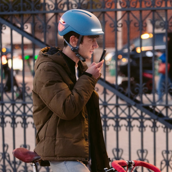 Beklædning - Cykelhjelme - FARO UNIT 1 2.0 MIPS Smart Helmet m. LED - Blå