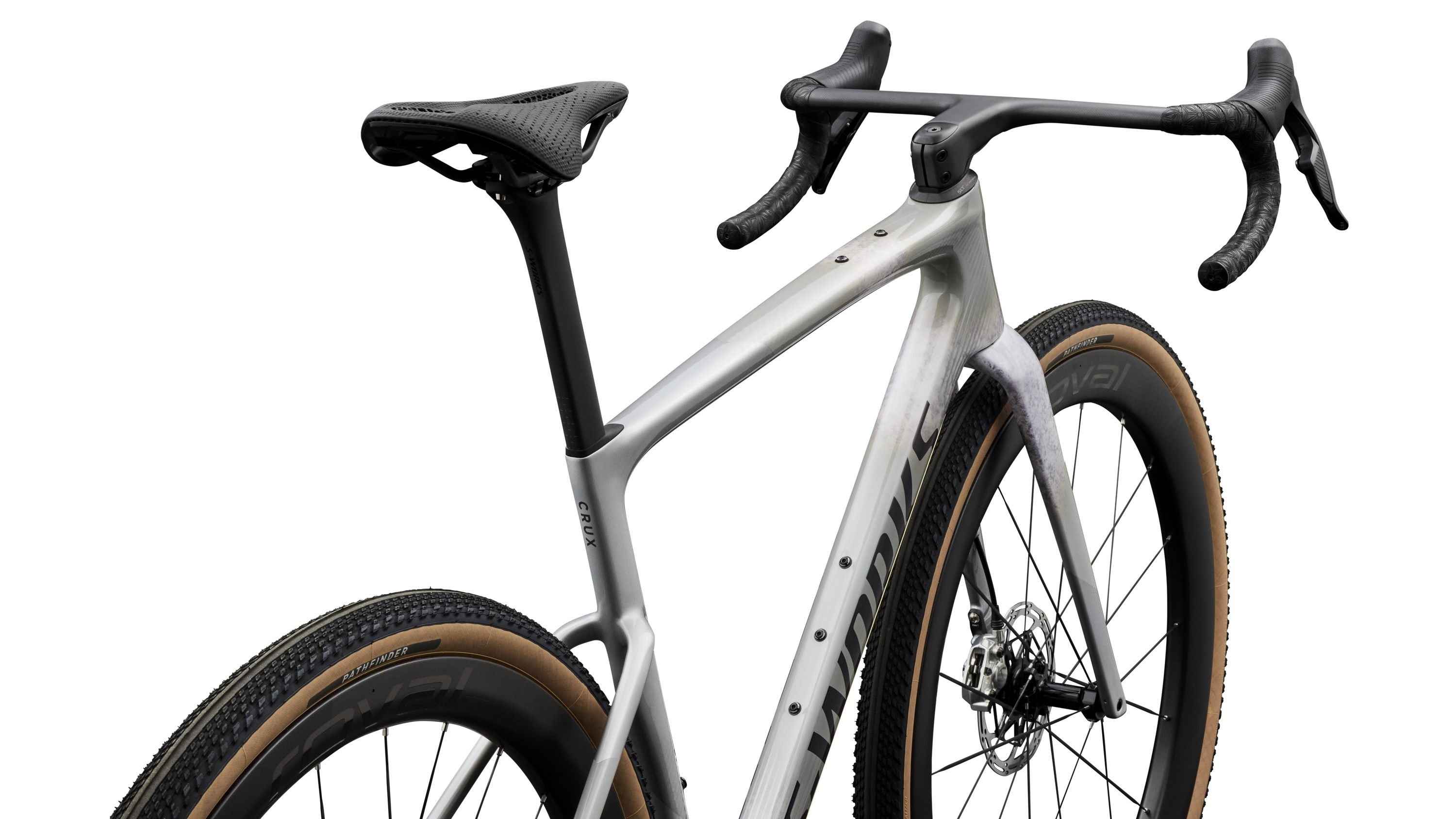Cykler - Gravel cykler - Specialized S-Works Crux 5 SRAM RED XPLR 2027 - Silver Dust/Amethyst Frost/Nebula Metallic