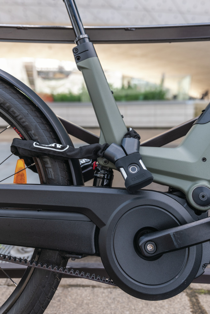 Tilbehør - Cykellås - Abus Kædelås 7807F Yardo m. fingeraftryk oplåsning 110cm