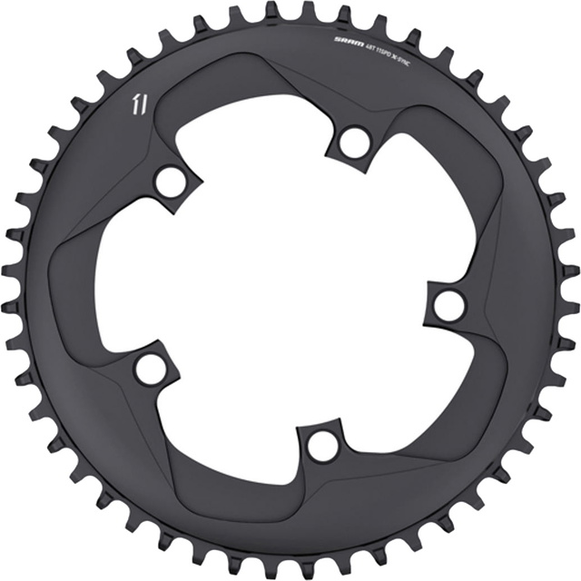 SRAM Klinge 48T 110 BCD 5-huls Ydre til 2x 10/11 speed Sort