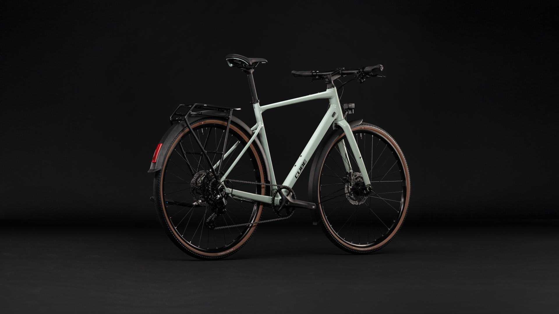 Cykler - Herrecykler - Cube Nulane Pro FE (Fully Equipped) Herre 2027 - Aloegreen´n´Black