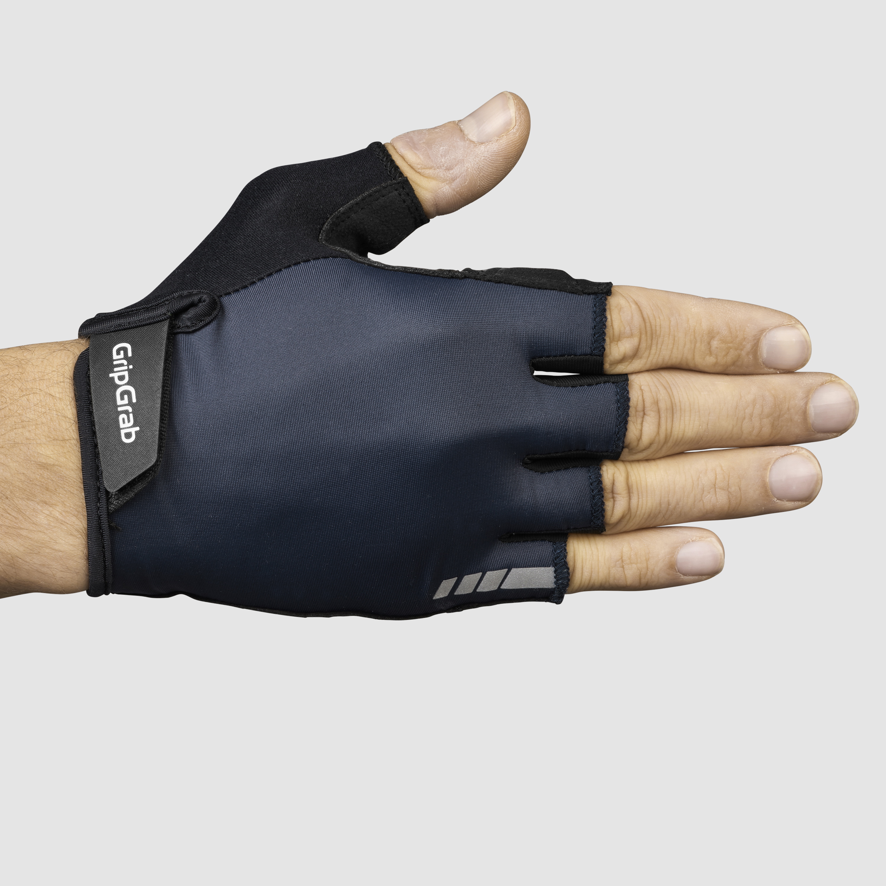 Beklædning - Cykelhandsker - GripGrab RIDE Polstret Kortfingret Sommerhandsker - Navy Blue