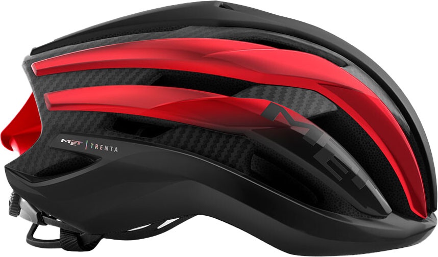 Beklædning - Cykelhjelme - MET Helmet Trenta 3K Carbon - Sort/Rød