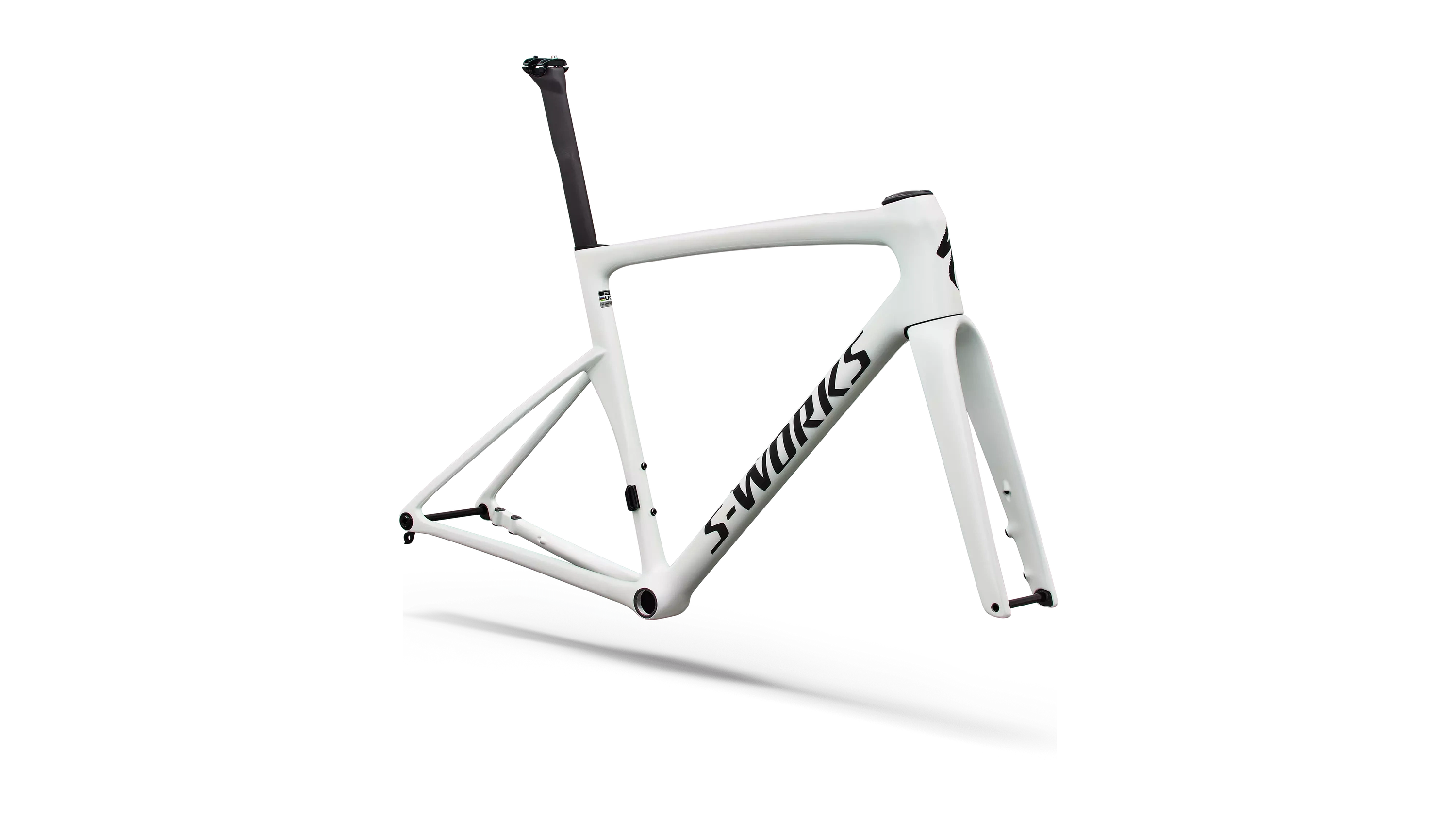 Cykler - Racercykler - Specialized S-Works Tarmac SL9 Frameset FACT 12r Carbon 2027 - Gloss White Silver Metallic