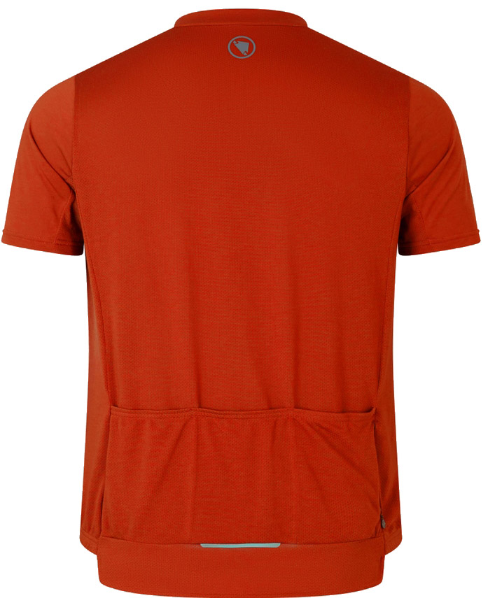 Beklædning - Cykeltrøjer - Endura Loop S/S Zipped Jersey - Flame Red