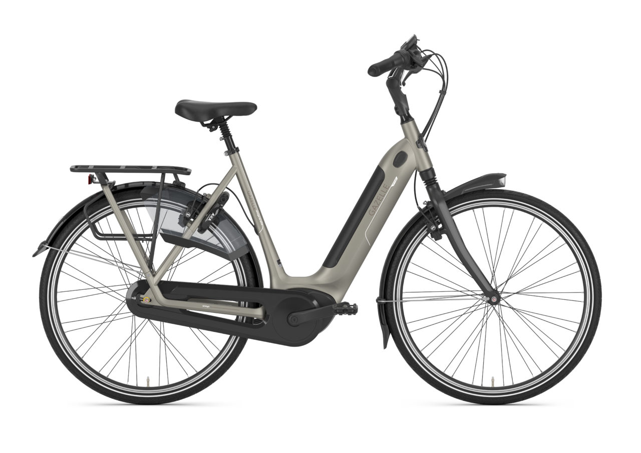 Gazelle Arroyo C8 HMB Elite Dame 2021 - Grå/Brun Cykler > Elcykler