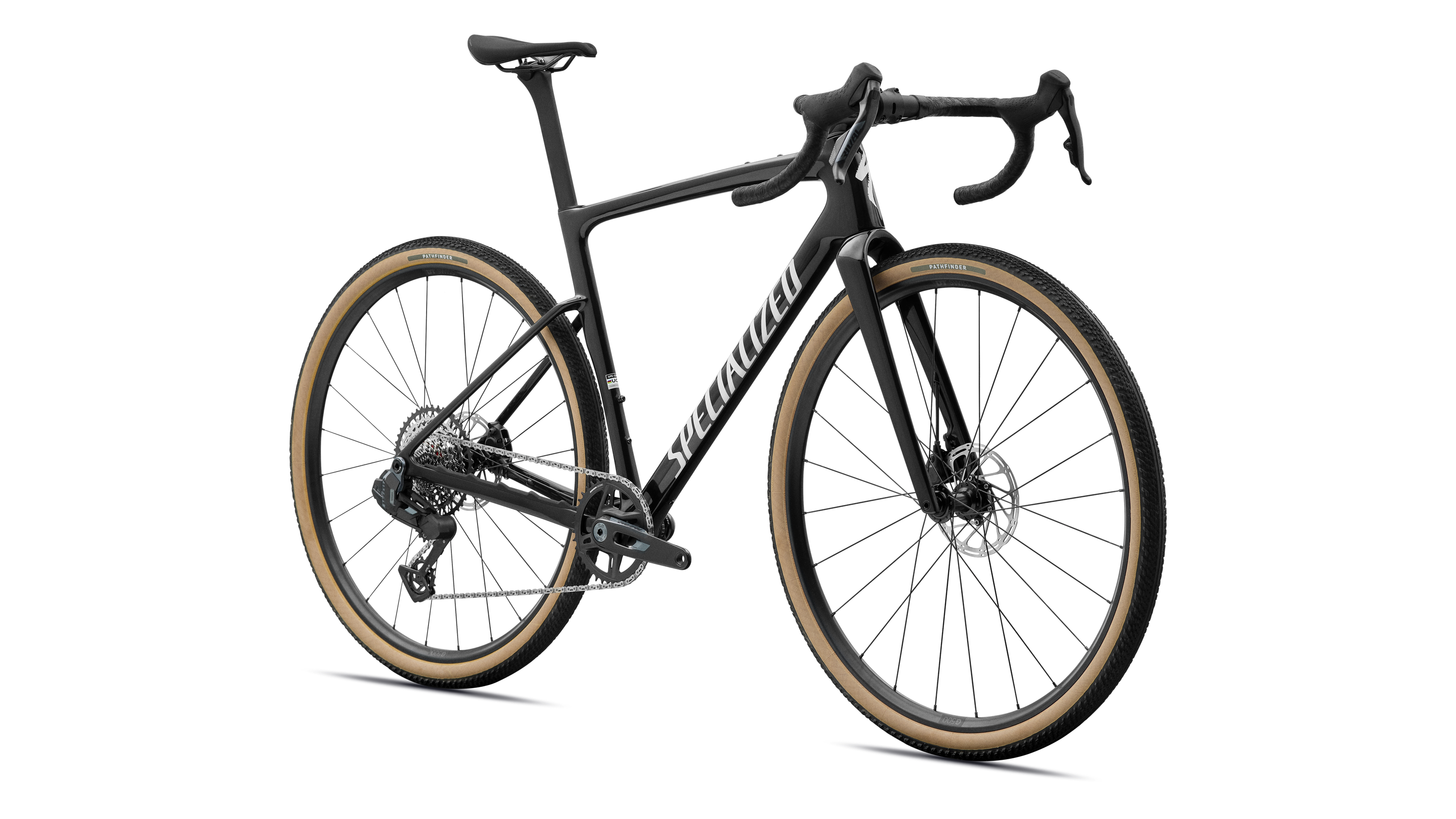 Cykler - Gravel cykler - Specialized Crux 5 Comp SRAM Rival XPLR 2027 - Obsidian Metallic/Dune White