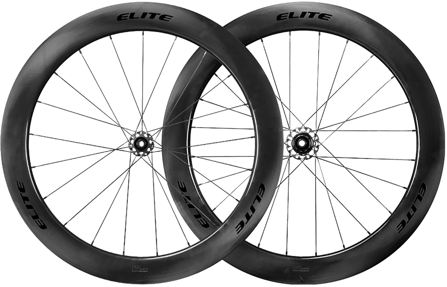 Reservedele - Hjulsæt - Elite Marvel II 65D Disc Brake - Shimano (Black Decal)