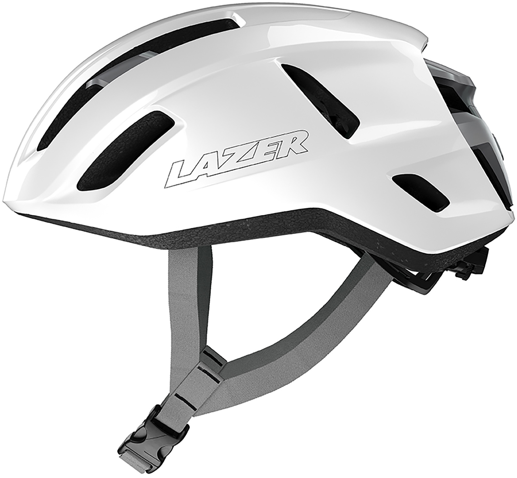 Beklædning - Cykelhjelme - Lazer Sphere KinetiCore cykelhjelm - White Silver