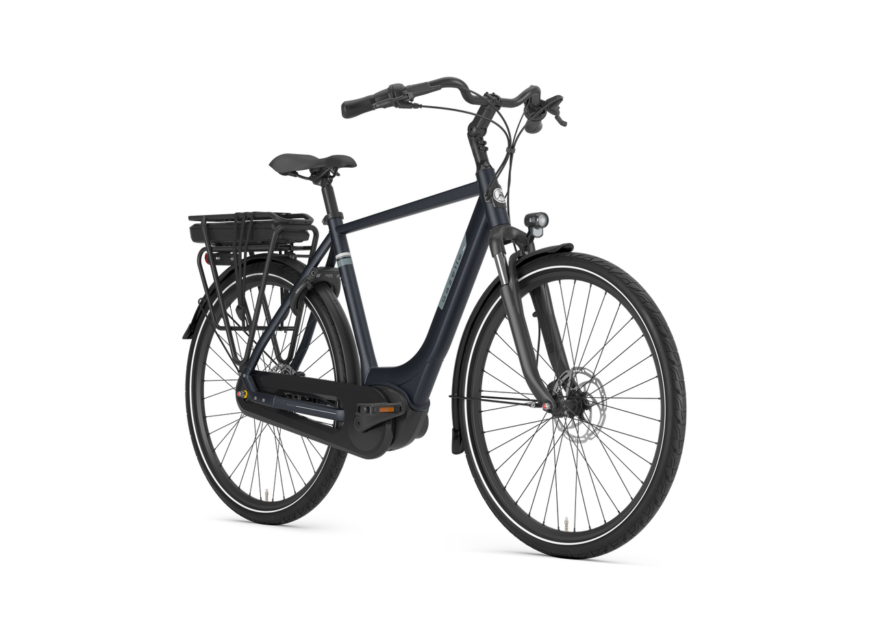 Cykler - Elcykler - Gazelle Paris C7 Herre 2026 - Graphite Blue Mat