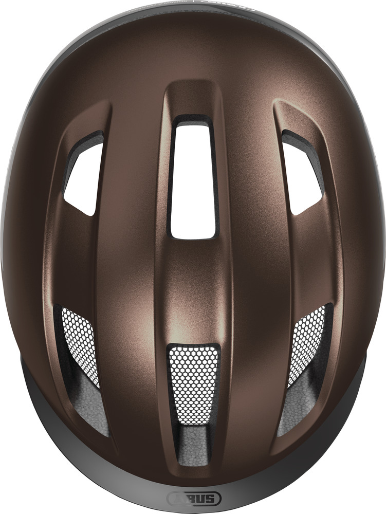 Beklædning - Cykelhjelme - Abus PURL-Y ACE m. LED lys - Metallic Copper (elcykel hjelm)