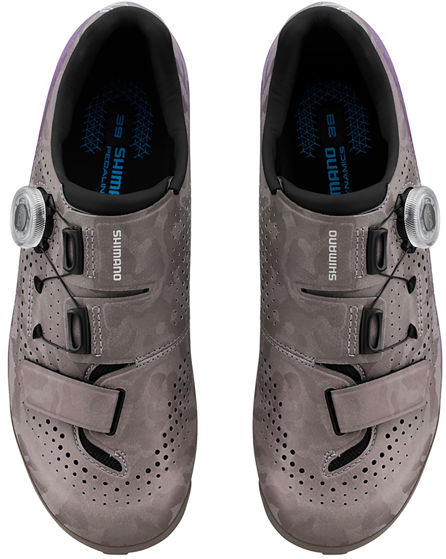 Beklædning - Cykelsko - Shimano RX600 SPD Gravel Dame Sko - Gray Purple