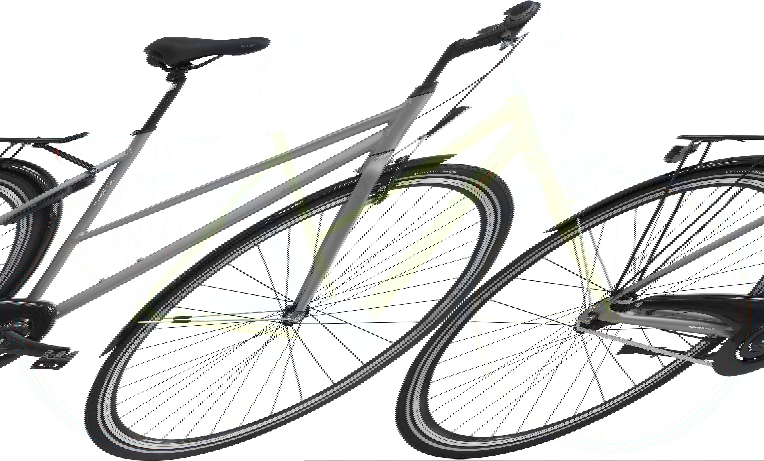 Nishiki Touring Dame 7g 2026 - Mat Lys Grøn