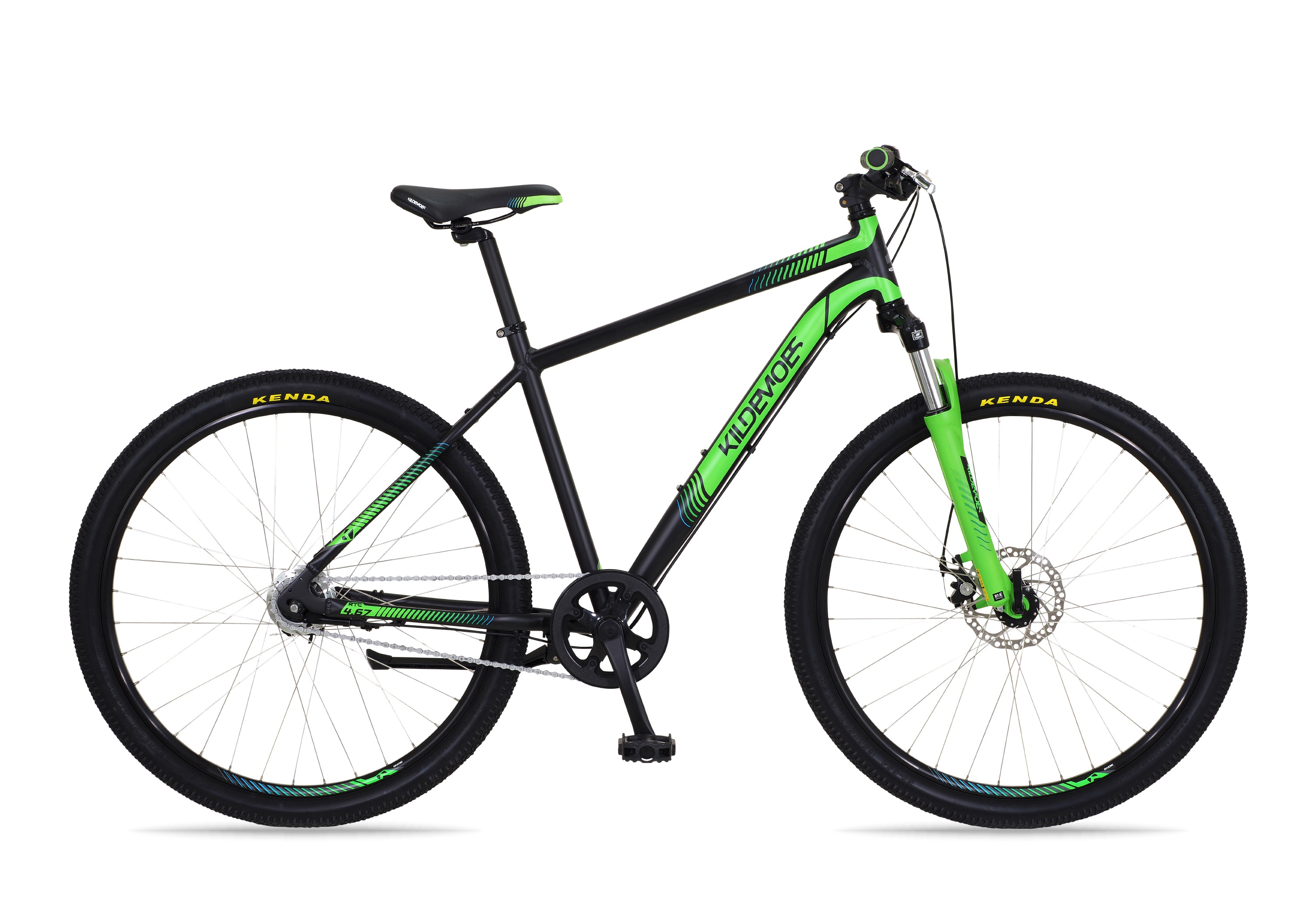 Cykler - Børnecykler - Kildemoes Intruder 27,5" 7g - Sort/grøn