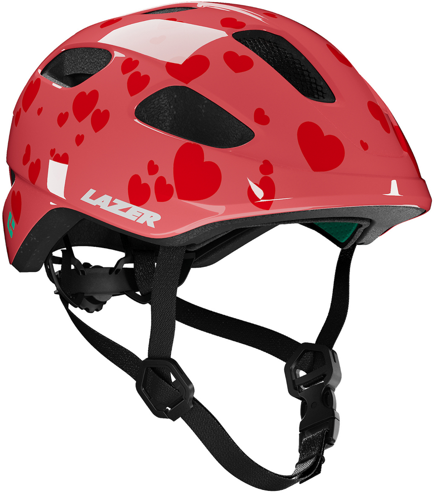 Beklædning - Cykelhjelme - Lazer Nutz 2.0 Kineticore "Green Buckle" cykelhjelm - Little Hearts