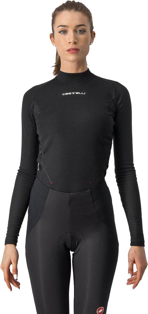 Beklædning - Baselayer / Undertøj - Castelli FLANDERS 2 W WARM LONG SLEEVE Baselayer - Sort