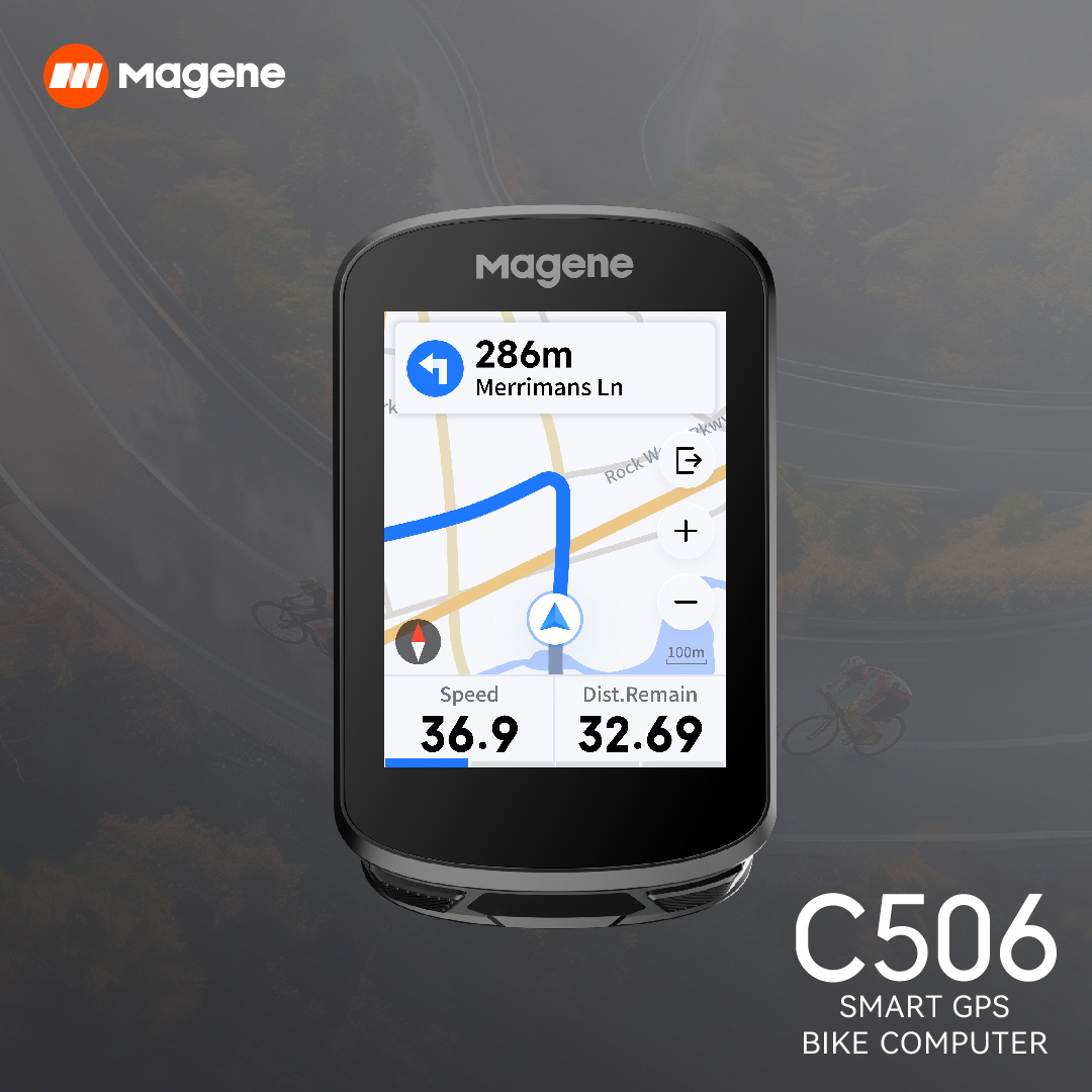 Tilbehør - Cykelcomputer & GPS - Magene C506 GPS Cykelcomputer