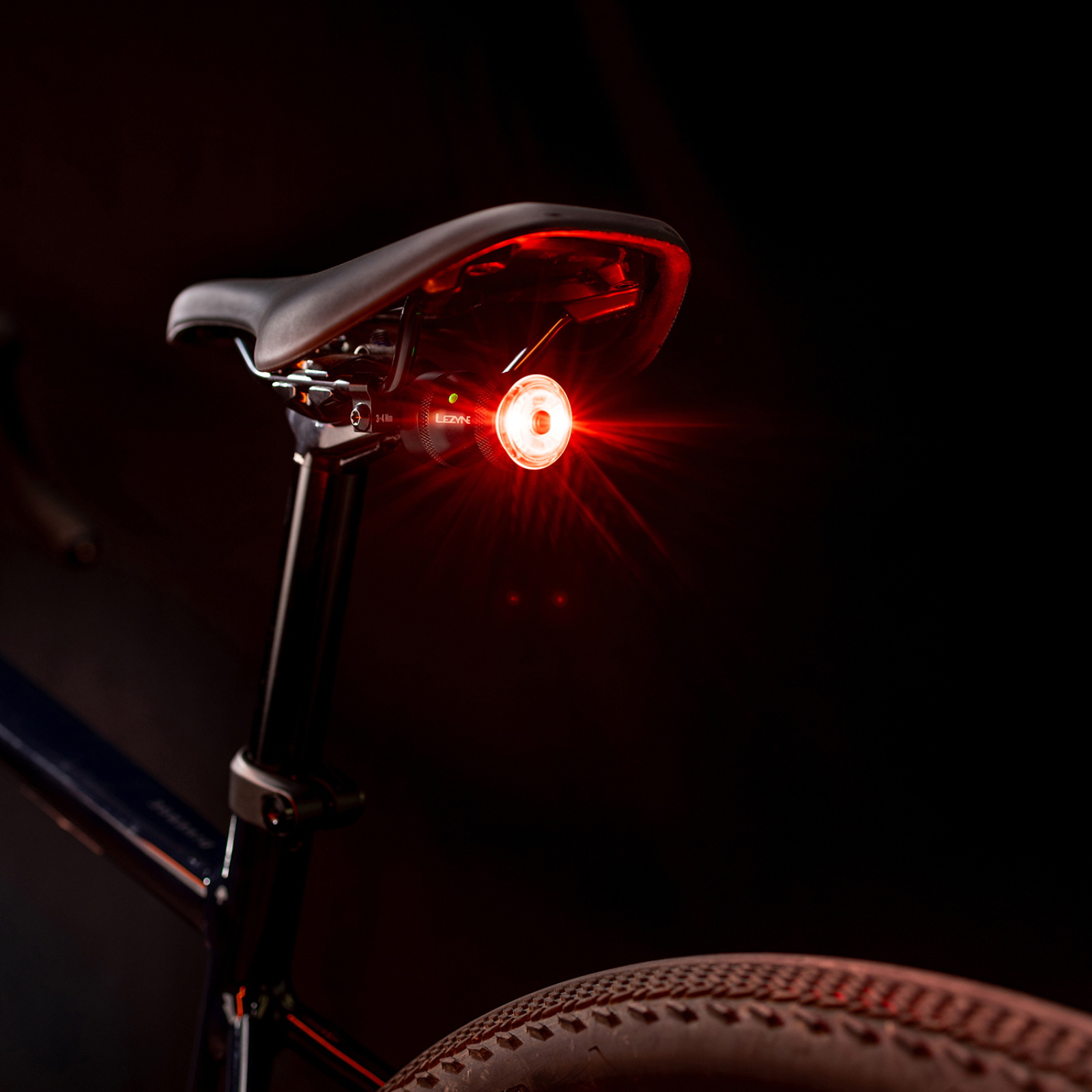Tilbehør - Cykellygter - Lezyne Saddle StVZO Baglygte 40 lumen - Black