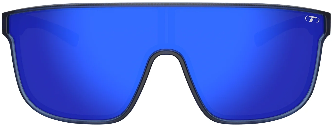 Beklædning - Cykelbriller - Tifosi Sanctum XL Cykelbriller – Midnight Vapor Cobalt – Blue Mirror