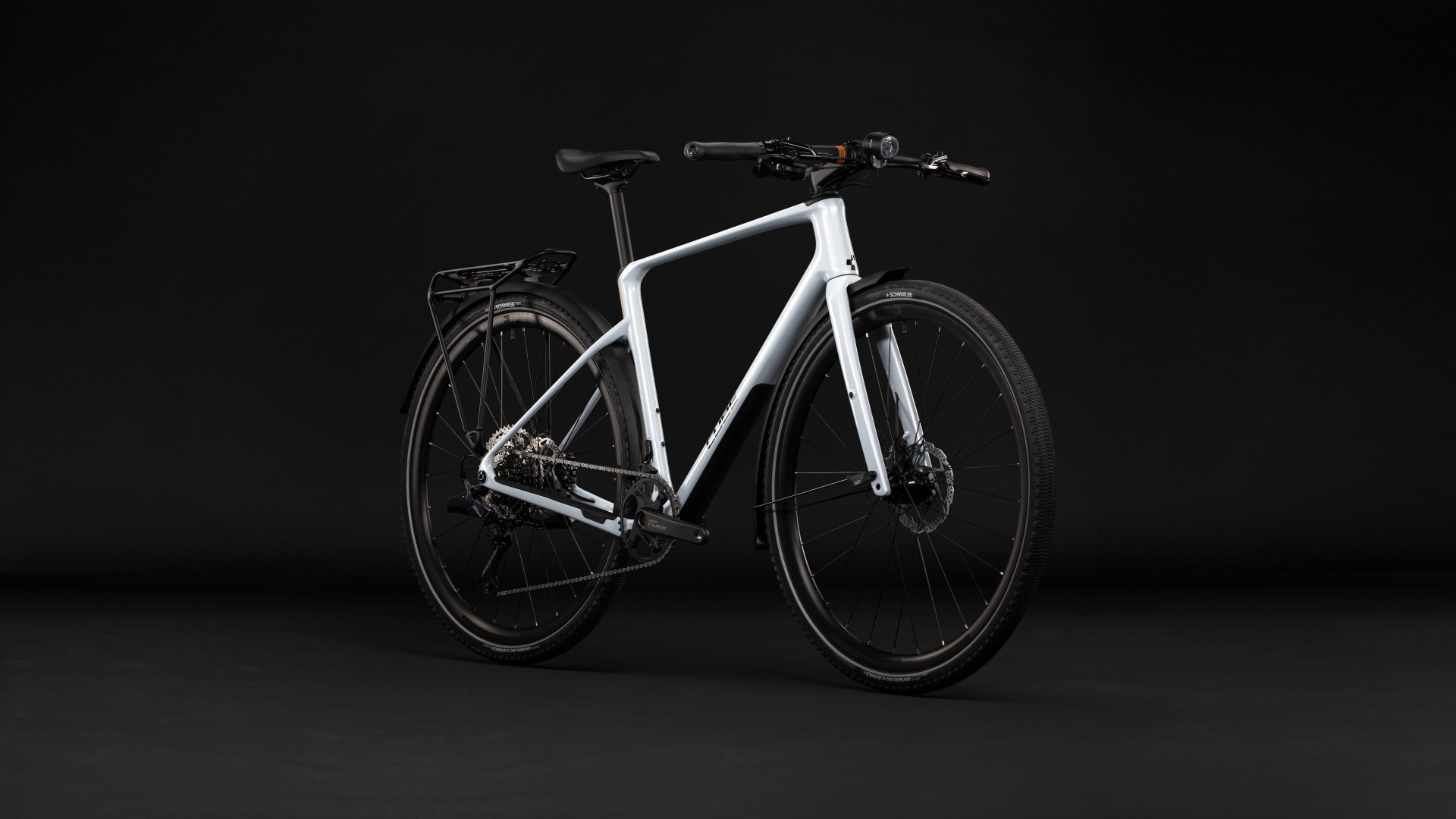 Cykler - Herrecykler - Cube Nulane C:62 SLX FE (Fully Equipped) Herre 2027 - Glacier´n´Black