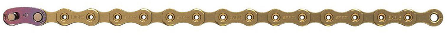 SRAM Chain PC-XX1 Flattop Solid pin 12 speed - 126links - Gold