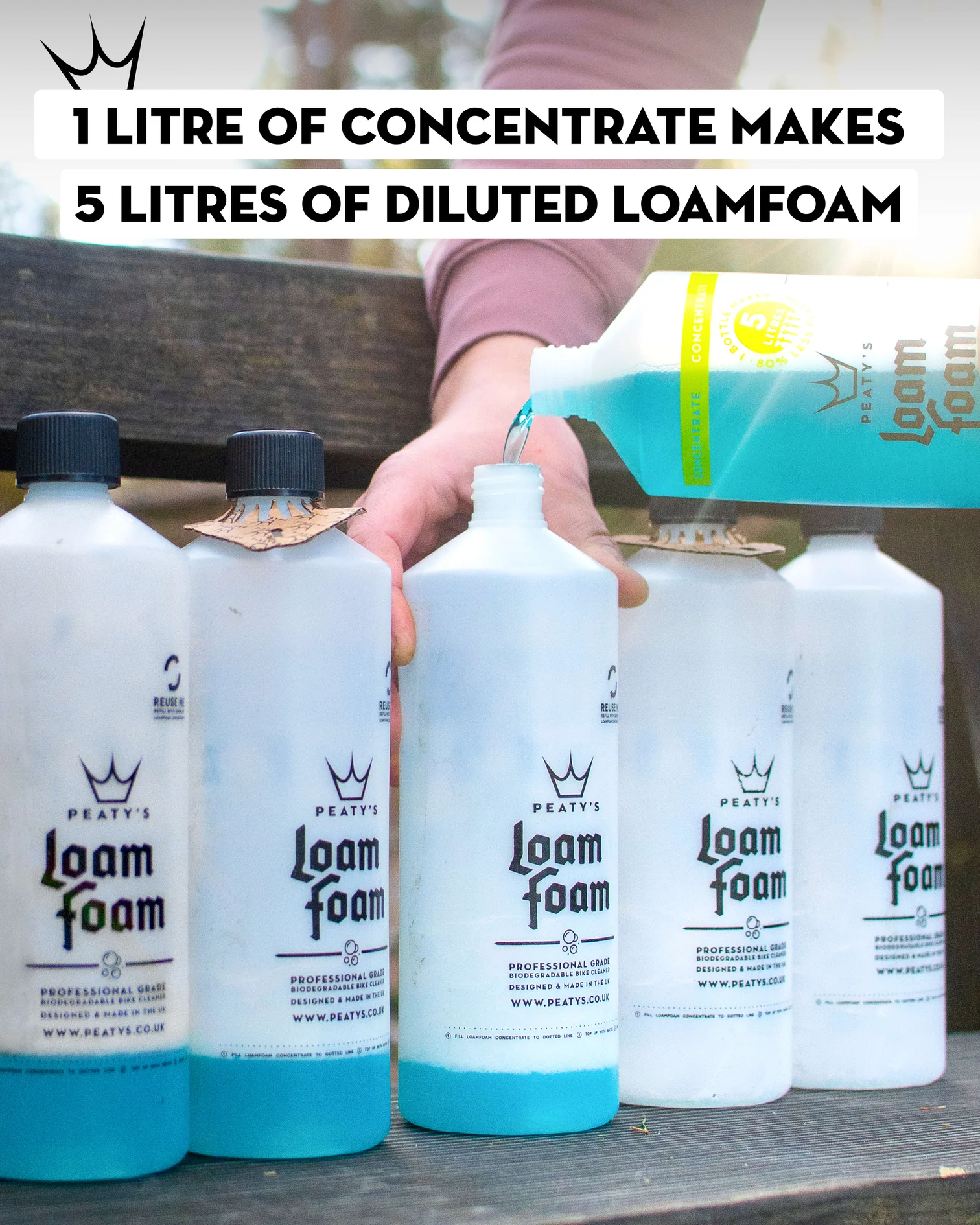 Tilbehør - Cykelpleje - Peaty's LoamFoam Concentrate Cleaner 1L