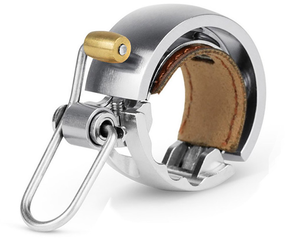 Knog Ringeklokke Knog Oi Luxe SMALL - Sølv Tilbehør > Ringeklokker