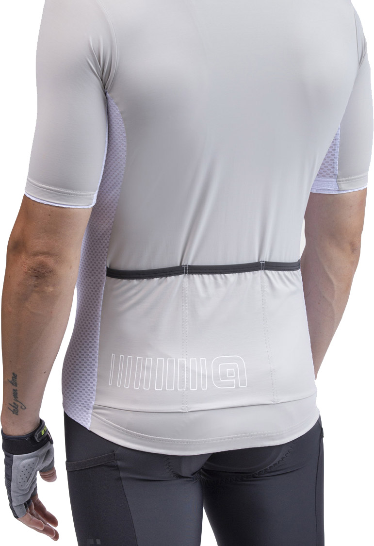 Beklædning - Cykeltrøjer - Alé Jersey Solid Color Block - Grå