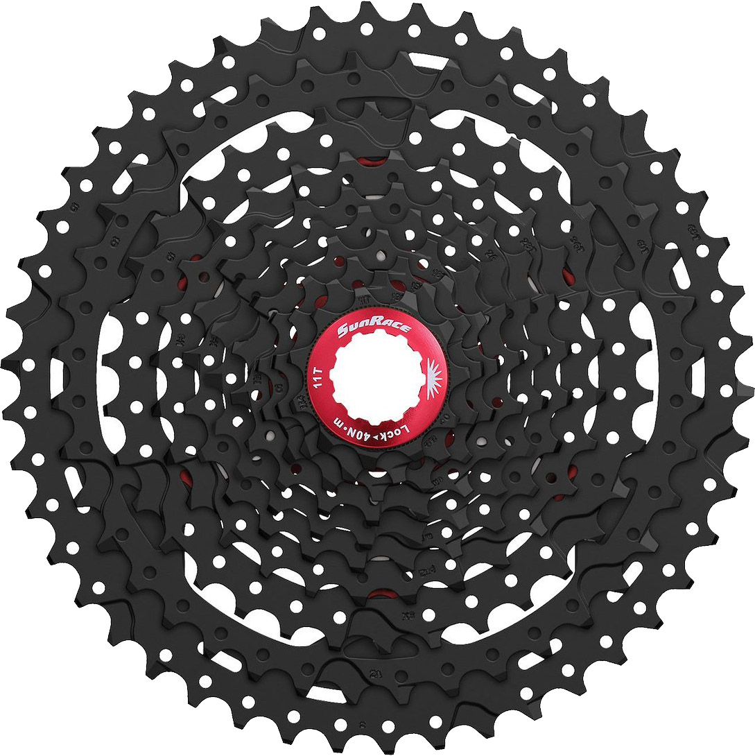 Sunrace CSMX3 Kassette 10 speed 11-46T MTB Sort