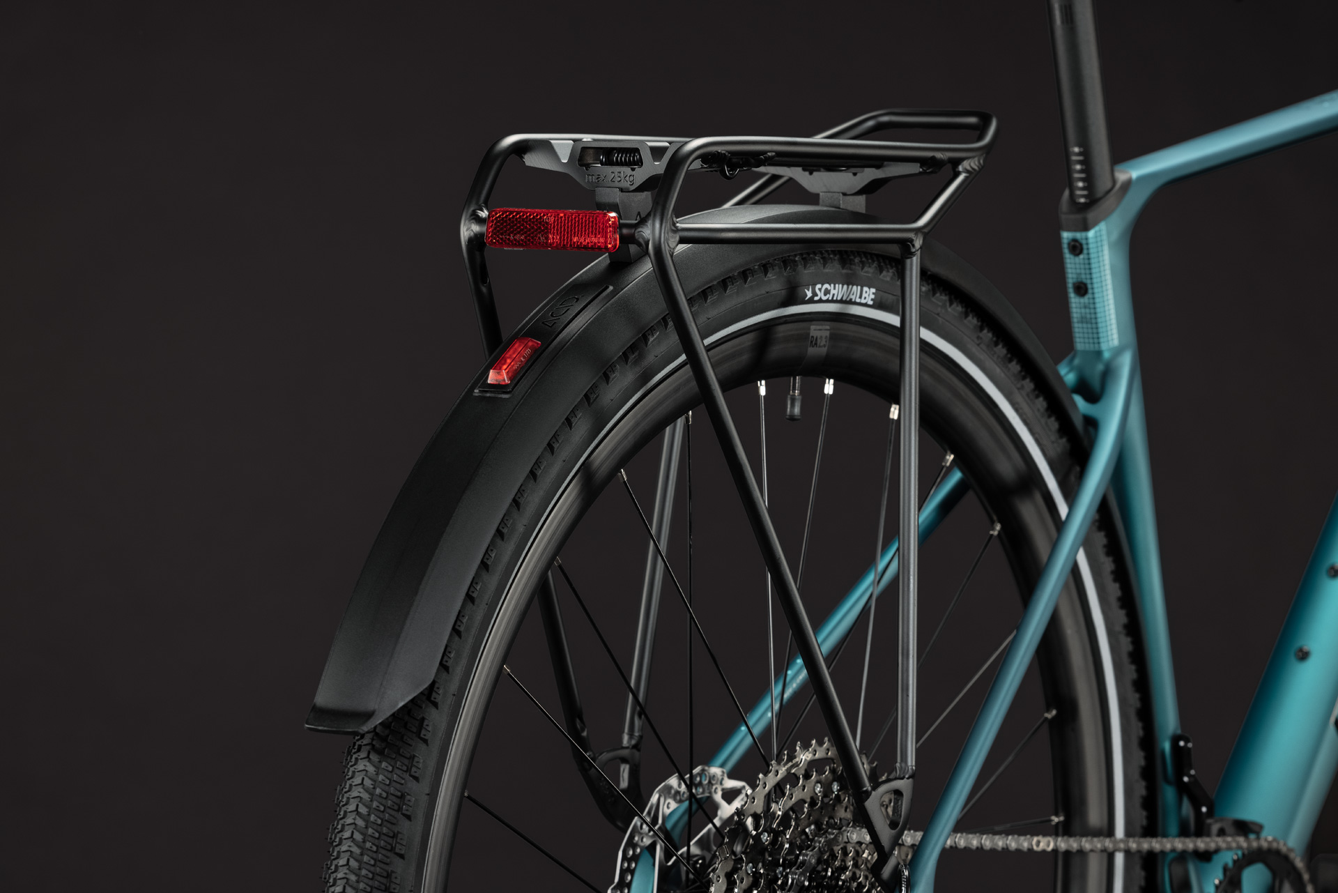 Cykler - Herrecykler - Cube Nulane C:62 SLX FE (Fully Equipped) Herre 2027 - Metallicpetrol´n´Black